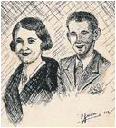 Retrato "mi Madre y mi Padre"/ septiembre 1939