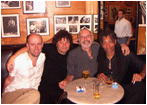 Con Zack Prater - Fred P.G. - Frank Loumeidi despues de actuar en el Caf Populart - Madrid