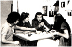 Ao 1972 - Leo Antunez - Yamand Perez - Jorge Silva y yo preparando el disco "Un tal Leo Antunez"