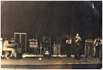 Ao 1971- Ao 1971/72 - Daniel Bertolone, Flaco Barral, Jesus Fegueroa, Atilano Lozada y Jorge Graf. Actuacin en el Teatro Solis.